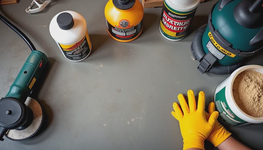 Essential tools and materials for proper garage floor prep work