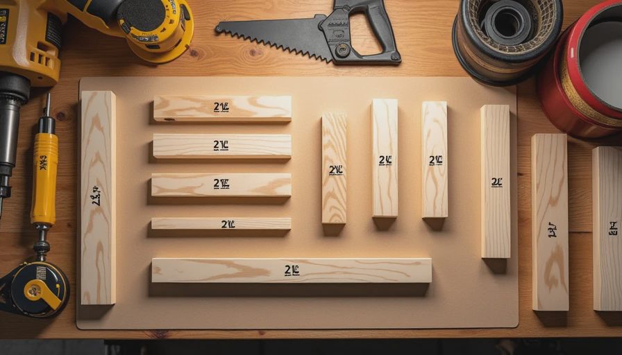 Mobile work cart cut list and materials layout with dimensions