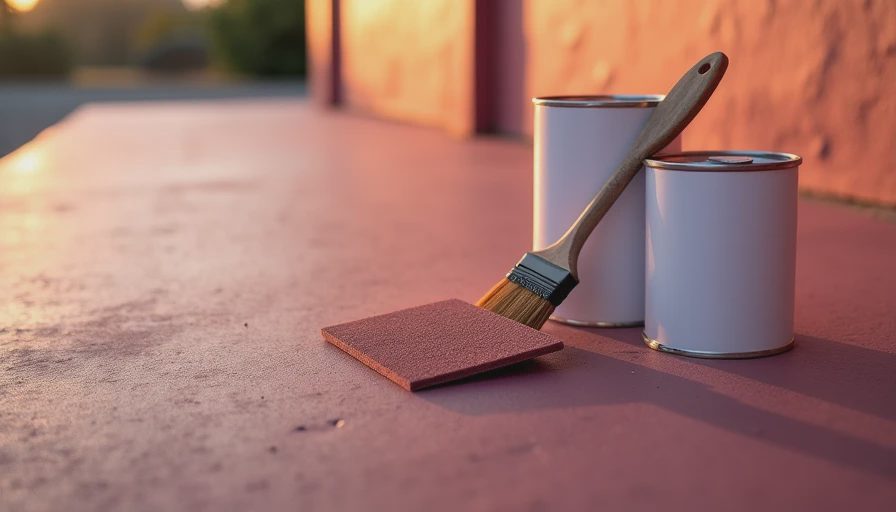Visual context for epoxy floor repair kit