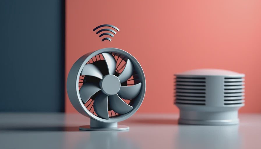 Illustration for garage ceiling exhaust fan
