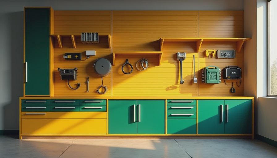 Visual context for garage wall systems