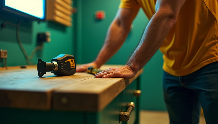 diy workbench with wheels for a garage that actually gets used