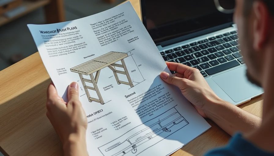 Illustration for ultimate workbench plans pdf