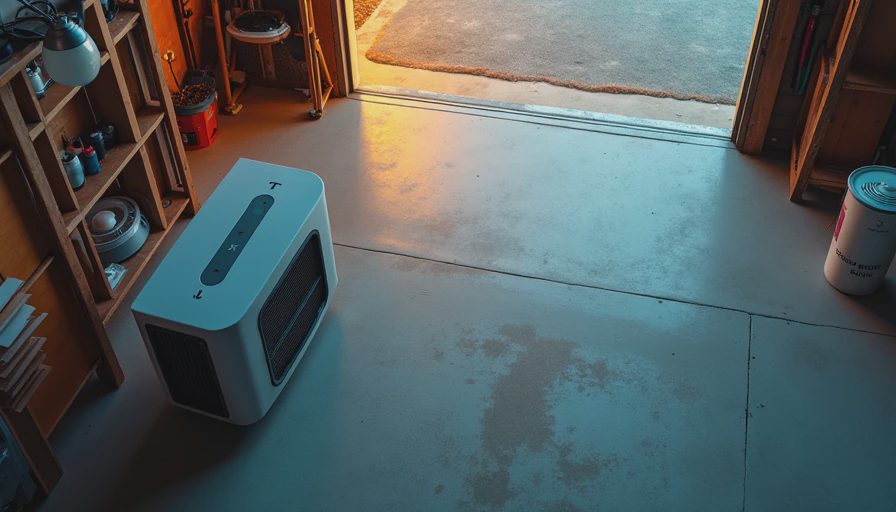 Visual context for high efficiency garage heater