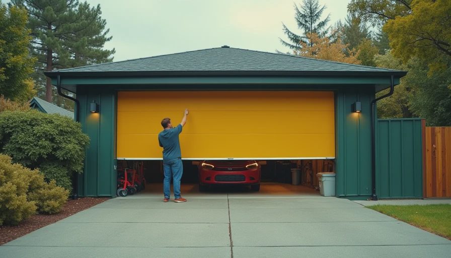 Visual context for overhead door python 2 garage door opener