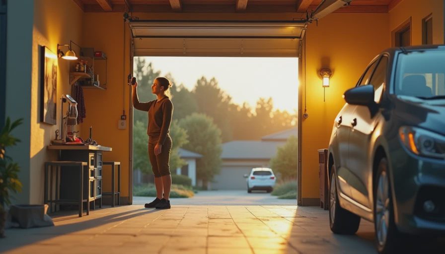 Visual context for led bulbs and garage door openers