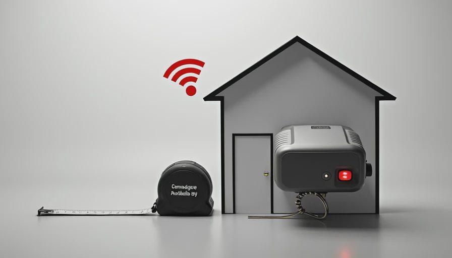 Visual context for garage door opener for 12 foot door