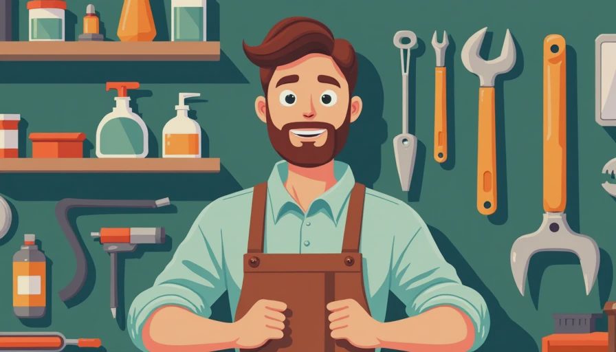 Illustration for garage cabinets