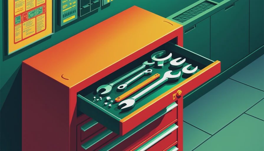 Visual context for tool storage